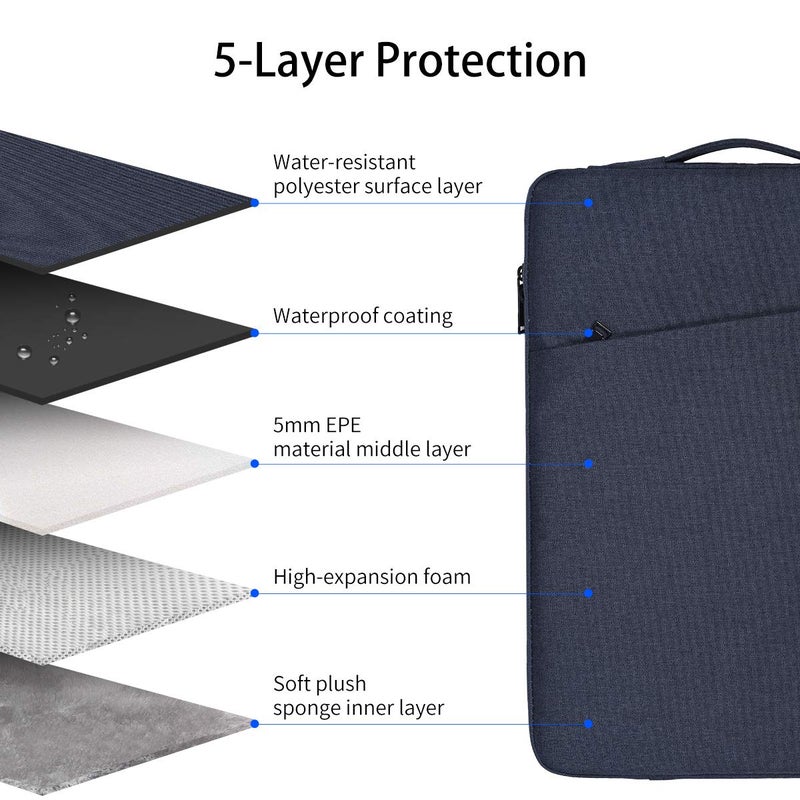 dealcase حافظة لابتوب ASUS HP Lenovo - غلاف تابلت لأجهزة اللابتوب وكروم بوك بحجم 11.6-12.3 إنش - Image 2